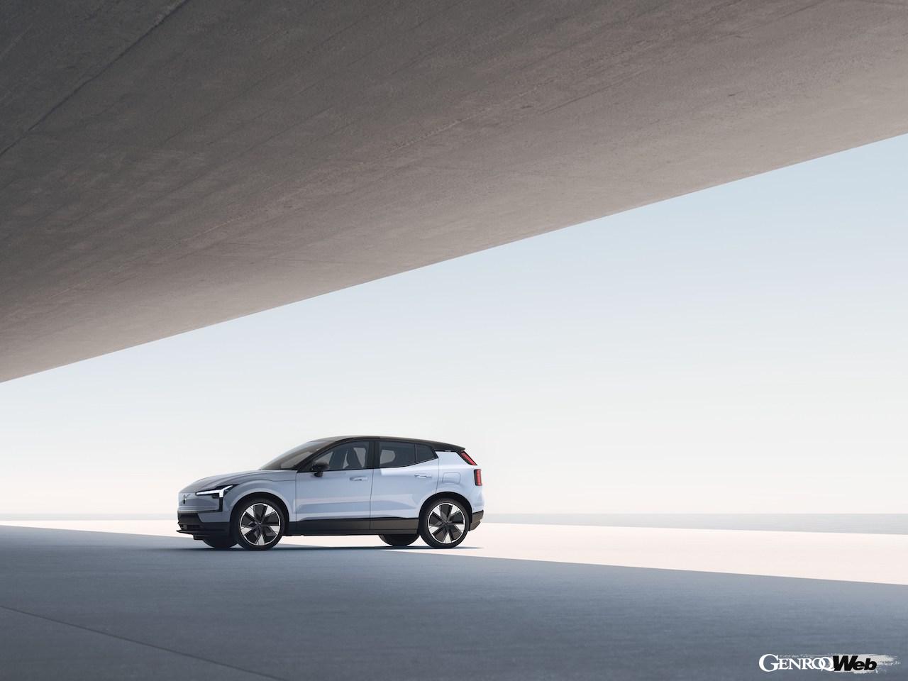 新型フル電動コンパクトプレミアムSUV「EX30」のエクステリア。