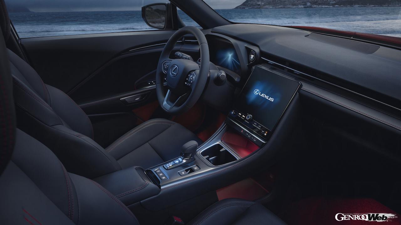 新型コンパクトラグジュアリーSUV「レクサス LBX」のインテリア。