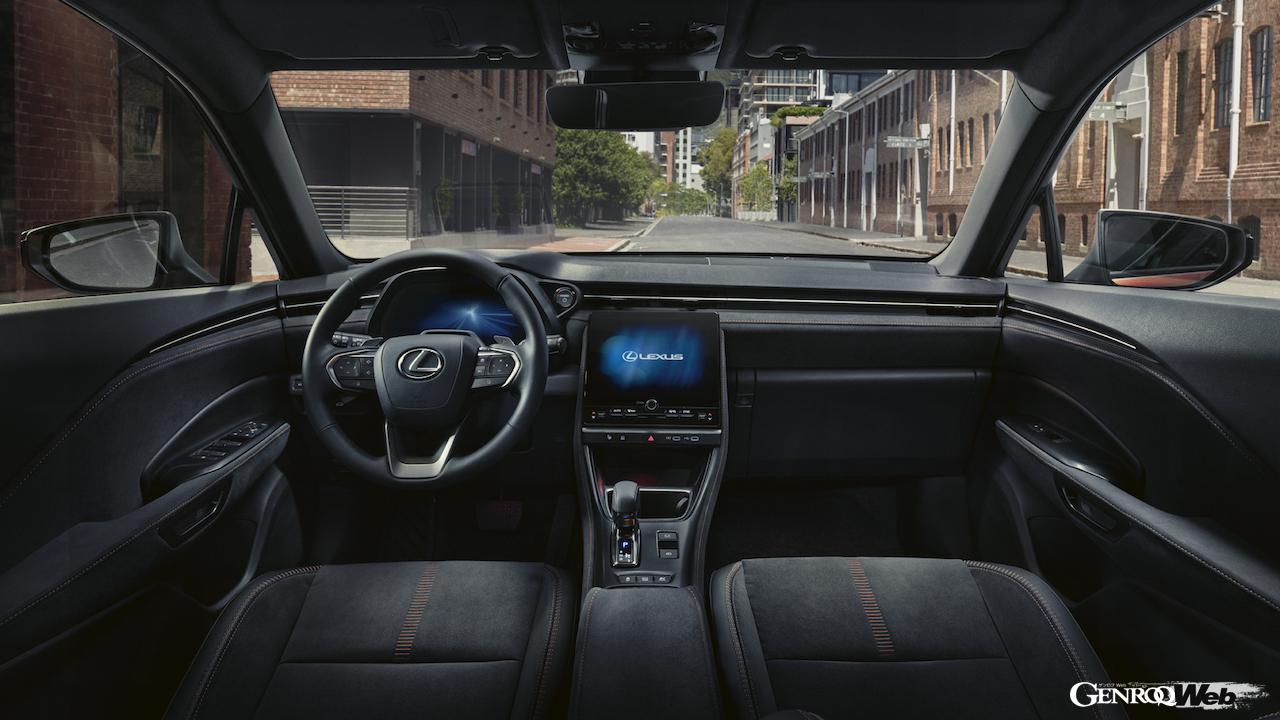 新型コンパクトラグジュアリーSUV「レクサス LBX」のインテリア。