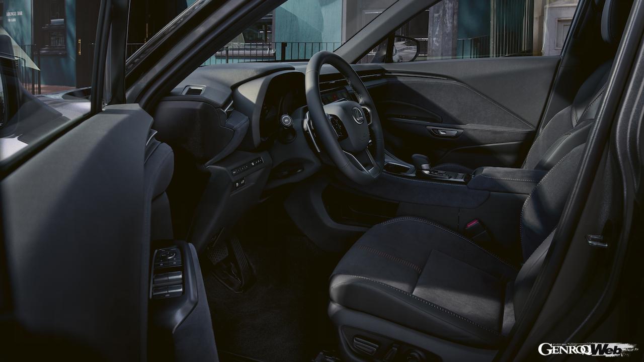 新型コンパクトラグジュアリーSUV「レクサス LBX」のインテリア。