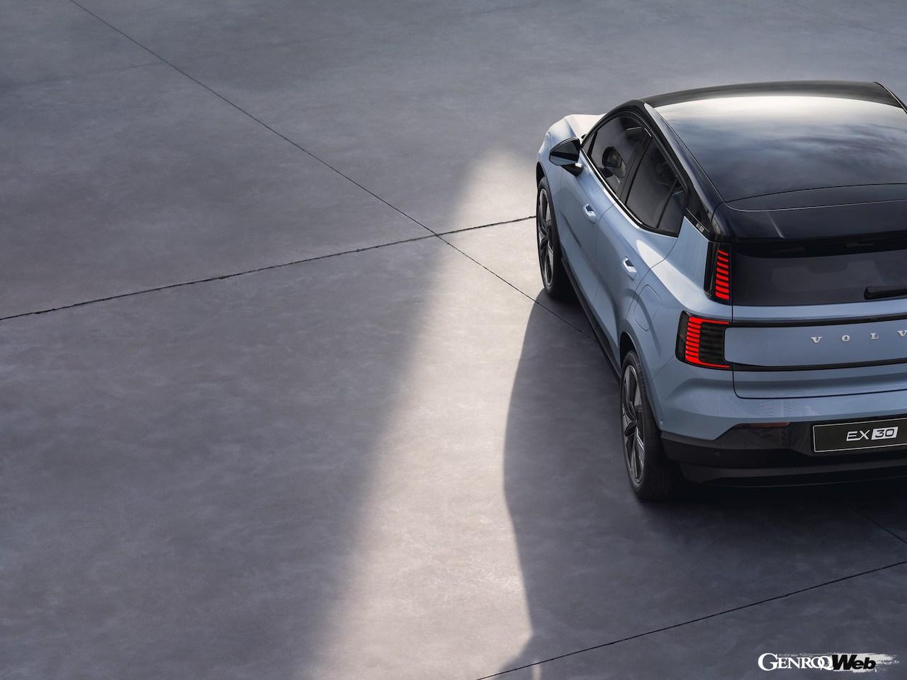 新型フル電動コンパクトプレミアムSUV「EX30」のエクステリア。