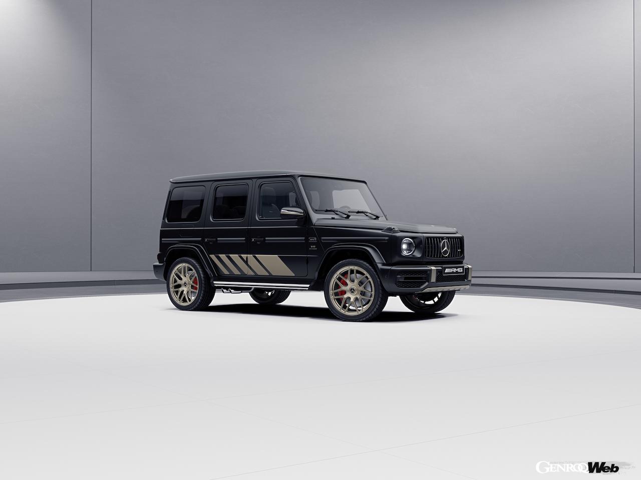 シックなマットブラックに、鮮やかなゴールドを組み合わせた限定モデル「メルセデスAMG G 63 グランド・エディション」がデビューした。