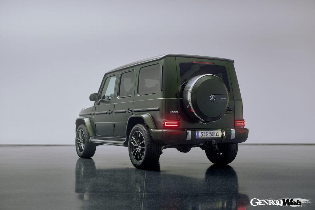 1500台が限定販売される「メルセデス・ベンツ G 500 ファイナル・エディション」のエクステリア。