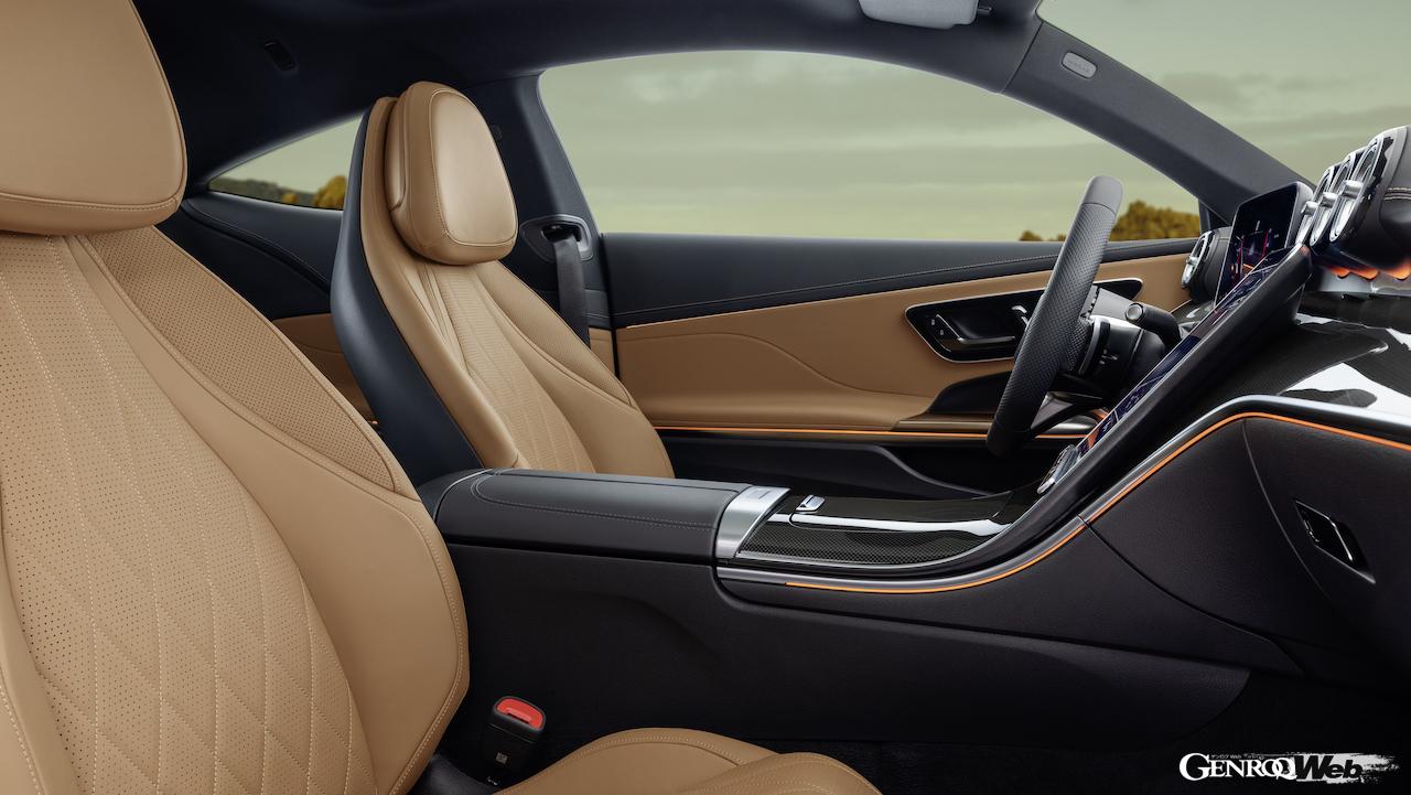 メルセデス・ベンツ CLE クーペのインテリア。