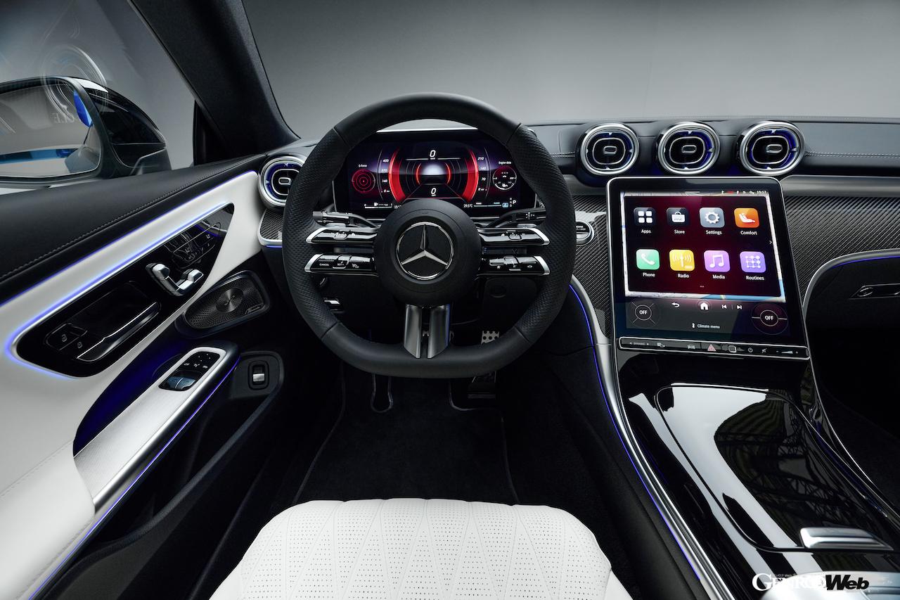 メルセデス・ベンツ CLE クーペのインテリア。