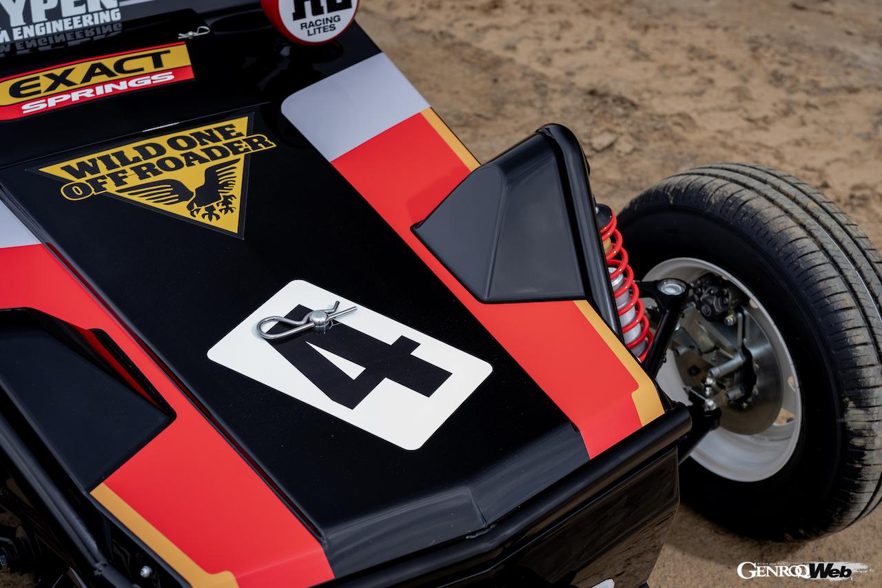 タミヤのRCカー「タミヤ ワイルドワン」を精巧に再現した、実物大EVバギー「タミヤ ワイルドワン MAX」。