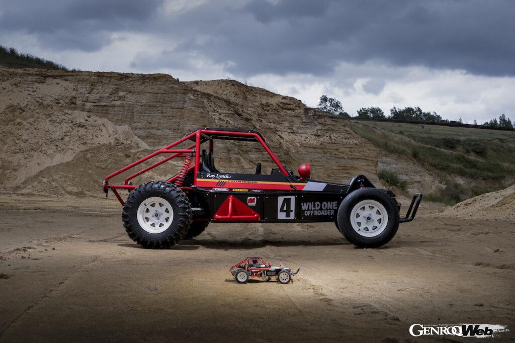 タミヤのRCカー「タミヤ ワイルドワン」を精巧に再現した、実物大EVバギー「タミヤ ワイルドワン MAX」。