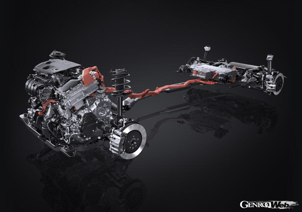 2.5リッター直列4気筒ガソリンエンジンをベースに電気モーターを組み合わせたハイブリッドシステムを搭載。最高出力は190PSを発揮する。