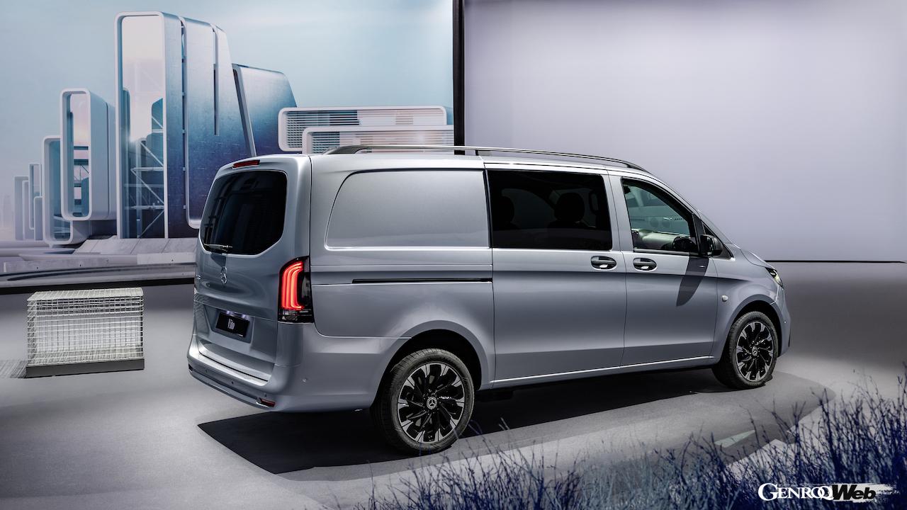 商用モデル「メルセデス・ベンツ ヴィト」改良新型のエクステリア。