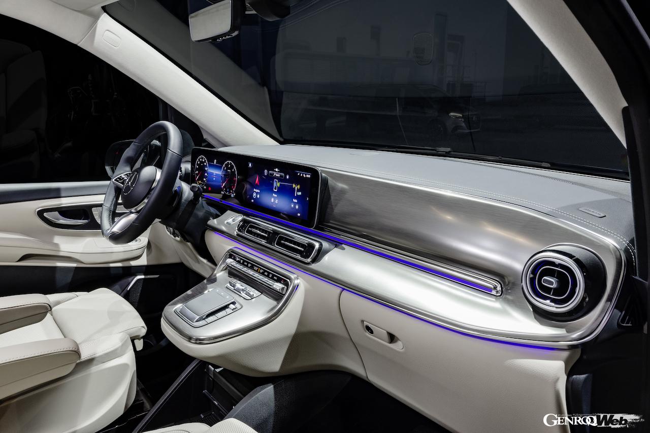 「メルセデス・ベンツ Vクラス」改良新型のインテリア。