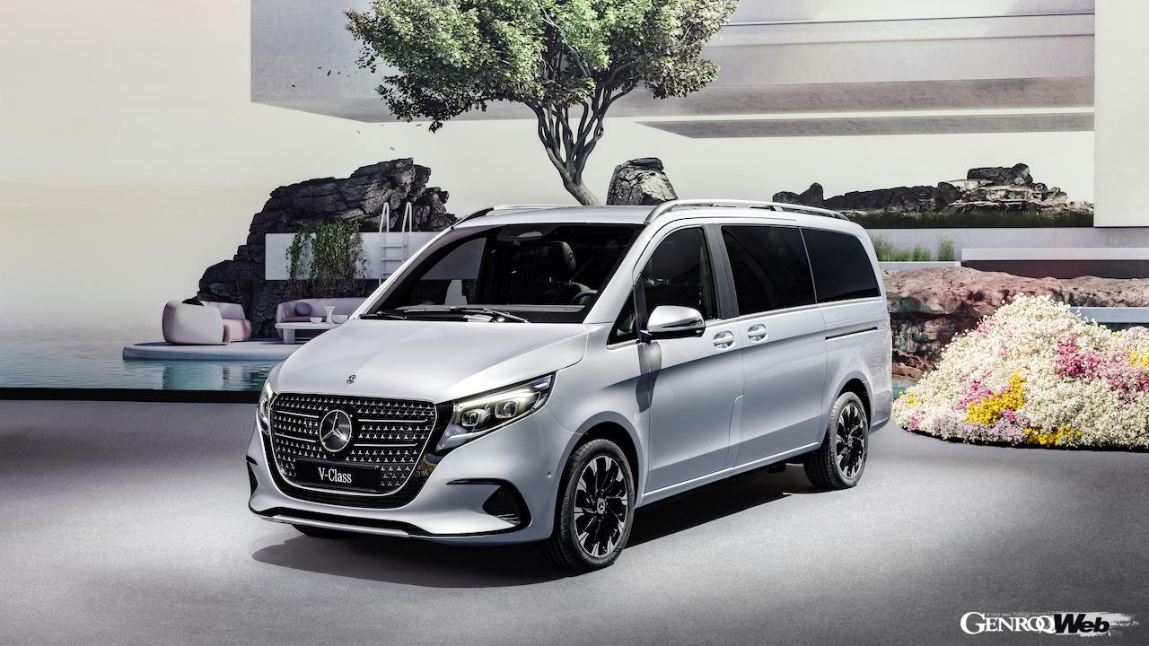 「メルセデス・ベンツ Vクラス」改良新型のエクステリア。