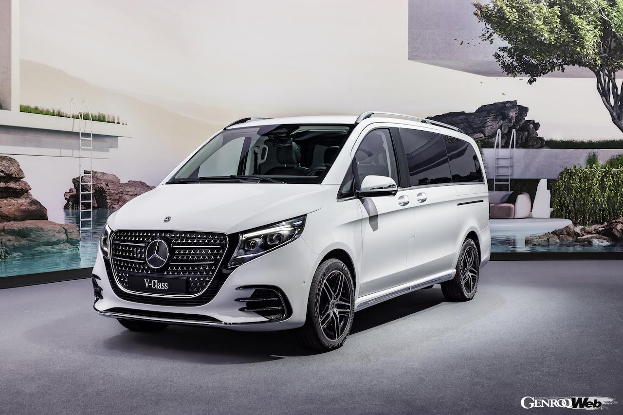 「メルセデス・ベンツ Vクラス」改良新型のエクステリア。