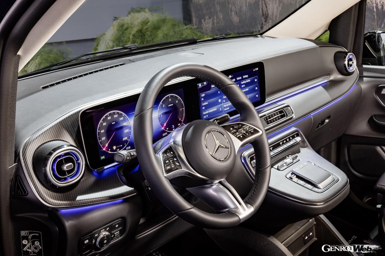 キャンピング仕様「メルセデス・ベンツ Vクラス マルコポーロ」改良新型のインテリア。