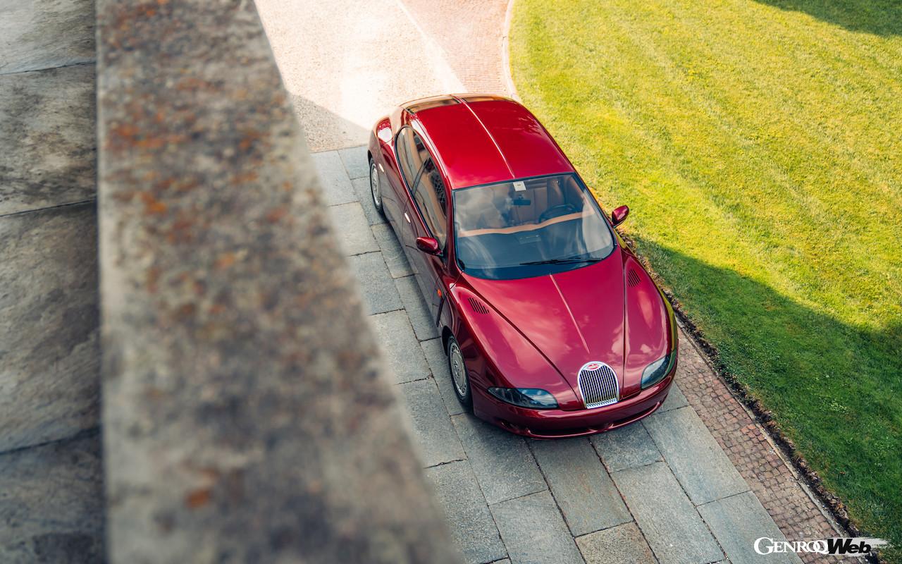 ジョルジェット・ジウジアーロが「時代を大きく先取りしていた存在」と語る、ブガッティ EB112の美しいフォルム。