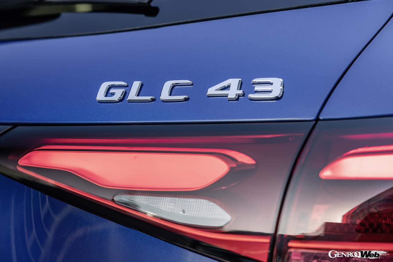 ハイパフォーマンスSUV「メルセデスAMG GLC 43 4MATIC」のエクステリア。