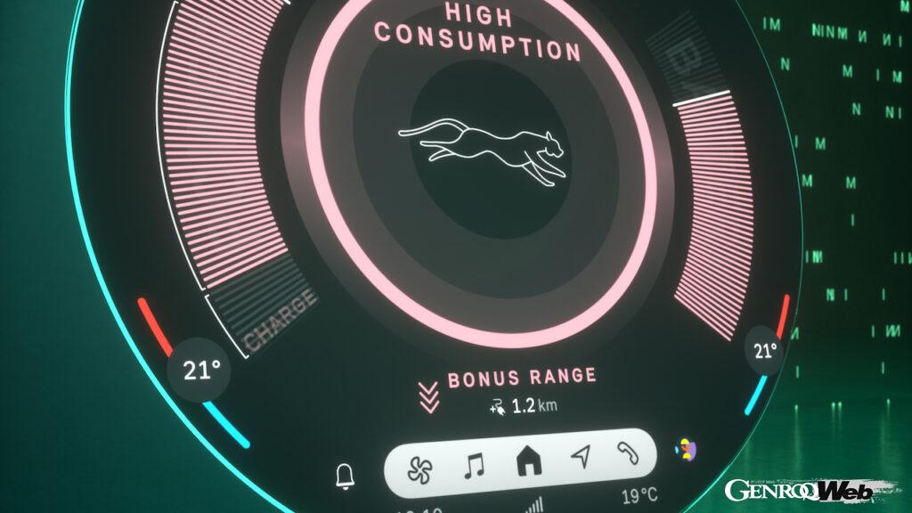 新型「MINI カントリーマン」と「MINI 3ドア/5ドア」から導入される、丸型ディスプレイ中心の「MINIインタラクション・ユニット」。