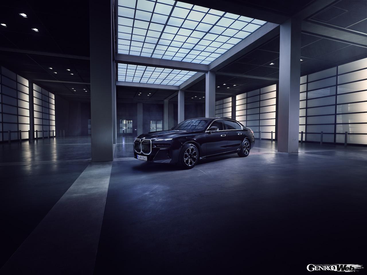 要人防弾車両「BMW 7シリーズ プロテクション」のエクステリア。