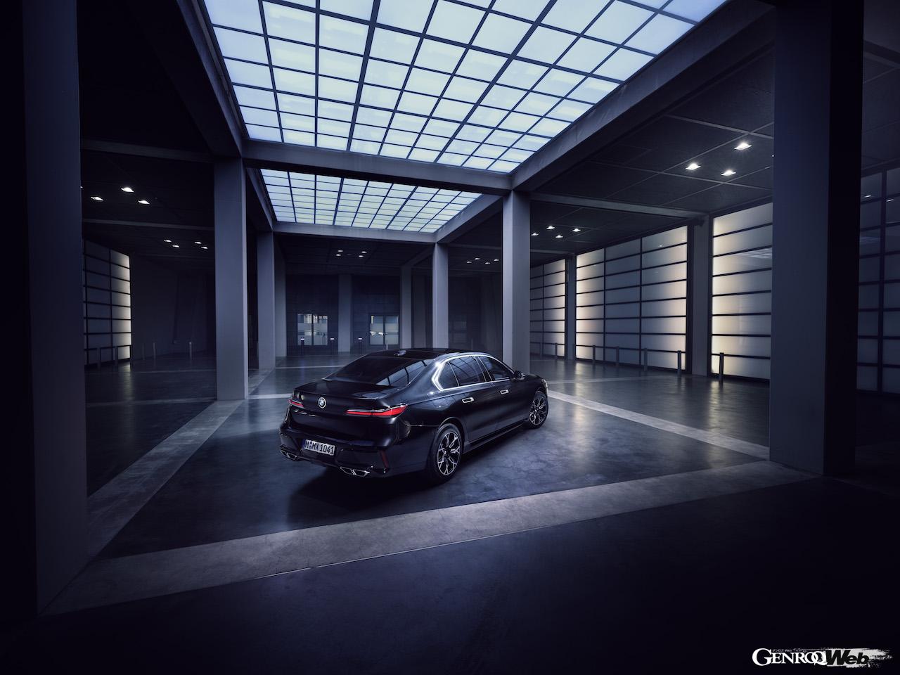 要人防弾車両「BMW 7シリーズ プロテクション」のエクステリア。