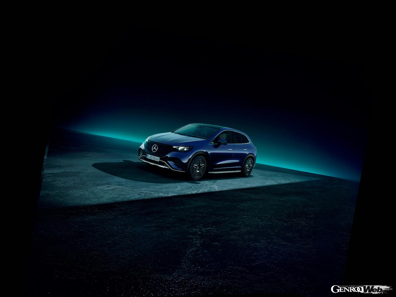 「メルセデス・ベンツ EQE 350 4MATIC SUV ローンチエディション」のエクステリア。