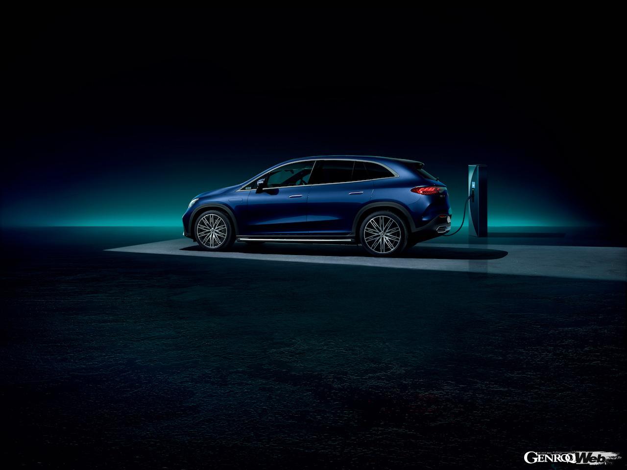 「メルセデス・ベンツ EQE 350 4MATIC SUV ローンチエディション」のエクステリア。
