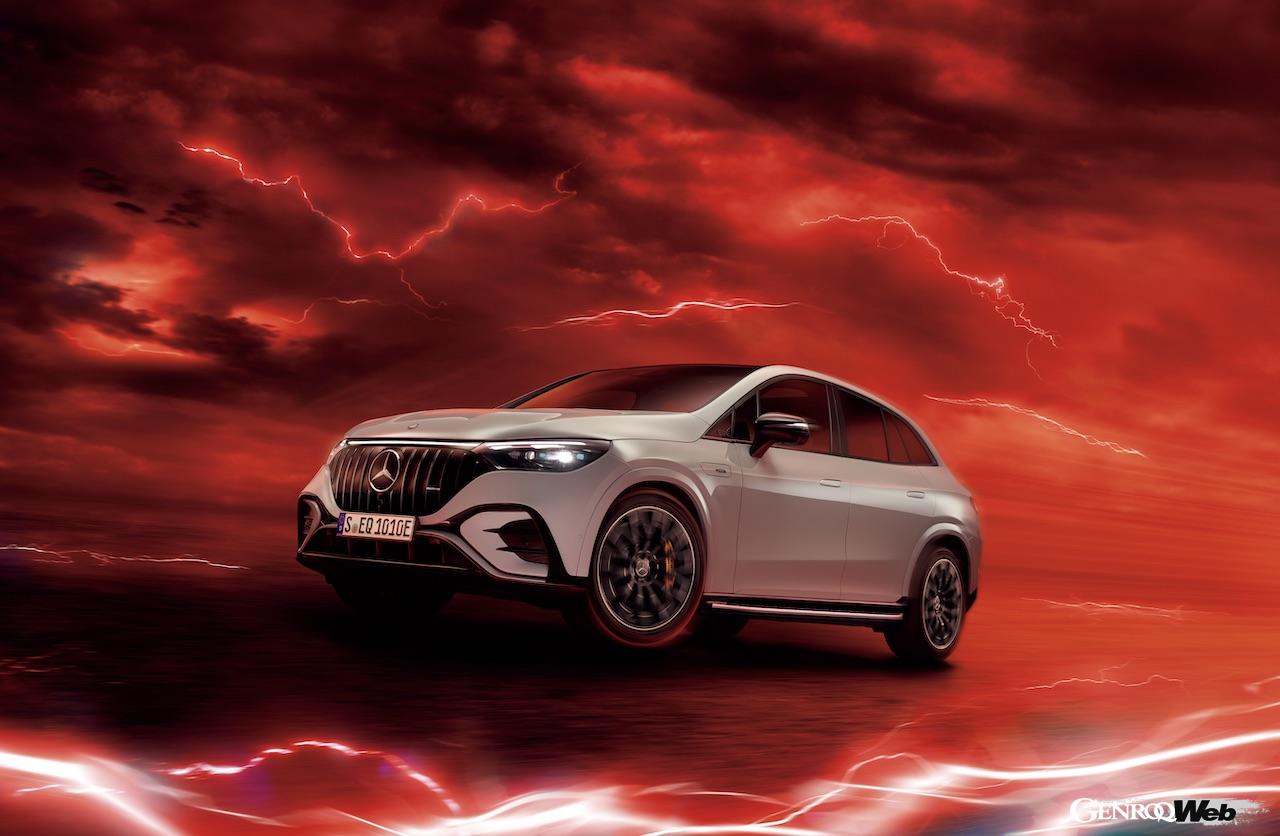 「メルセデスAMG EQE 53 4MATIC+ SUV ローンチエディション」のエクステリア。