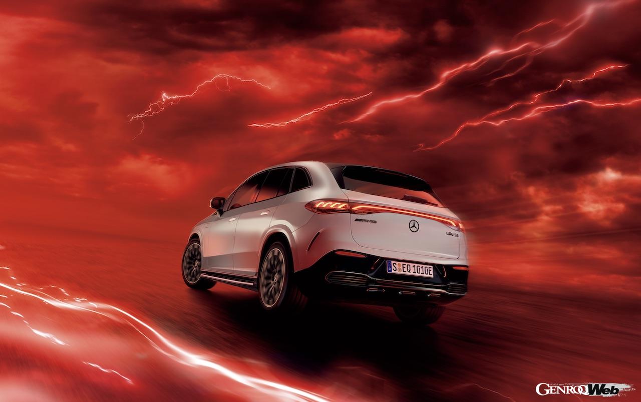 「メルセデスAMG EQE 53 4MATIC+ SUV ローンチエディション」のエクステリア。