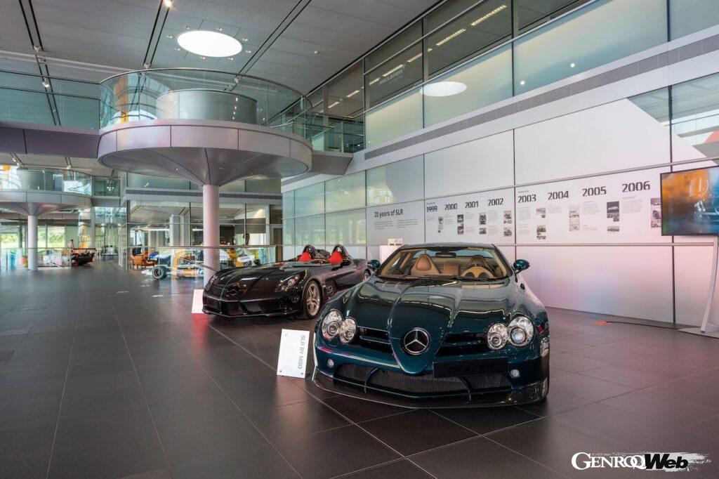 マクラーレン・オートモーティブは、「メルセデス・ベンツ SLR マクラーレン」のデビュー20周年を記念し、4台の貴重な車両がMTCに集結した。