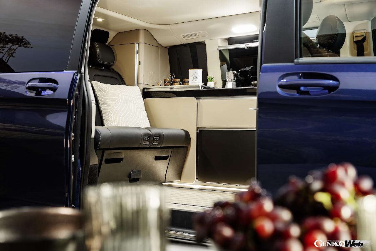 様々な機能を備え、メルセデス・ベンツが開発したキャンパー専用車「Vクラス マルコポーロ」。