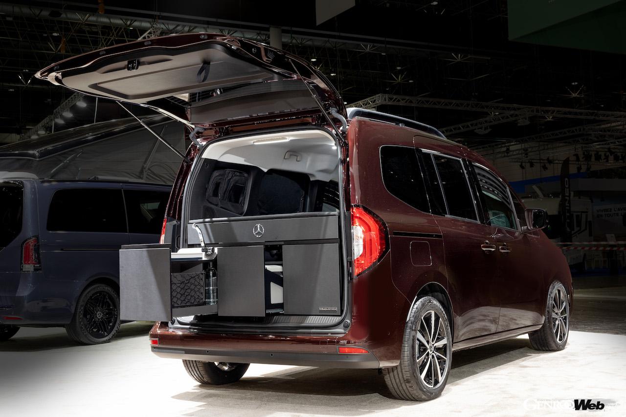 Tクラスをベースに、キャンパーユニットを追加する「マルコポーロ・モジュール」。