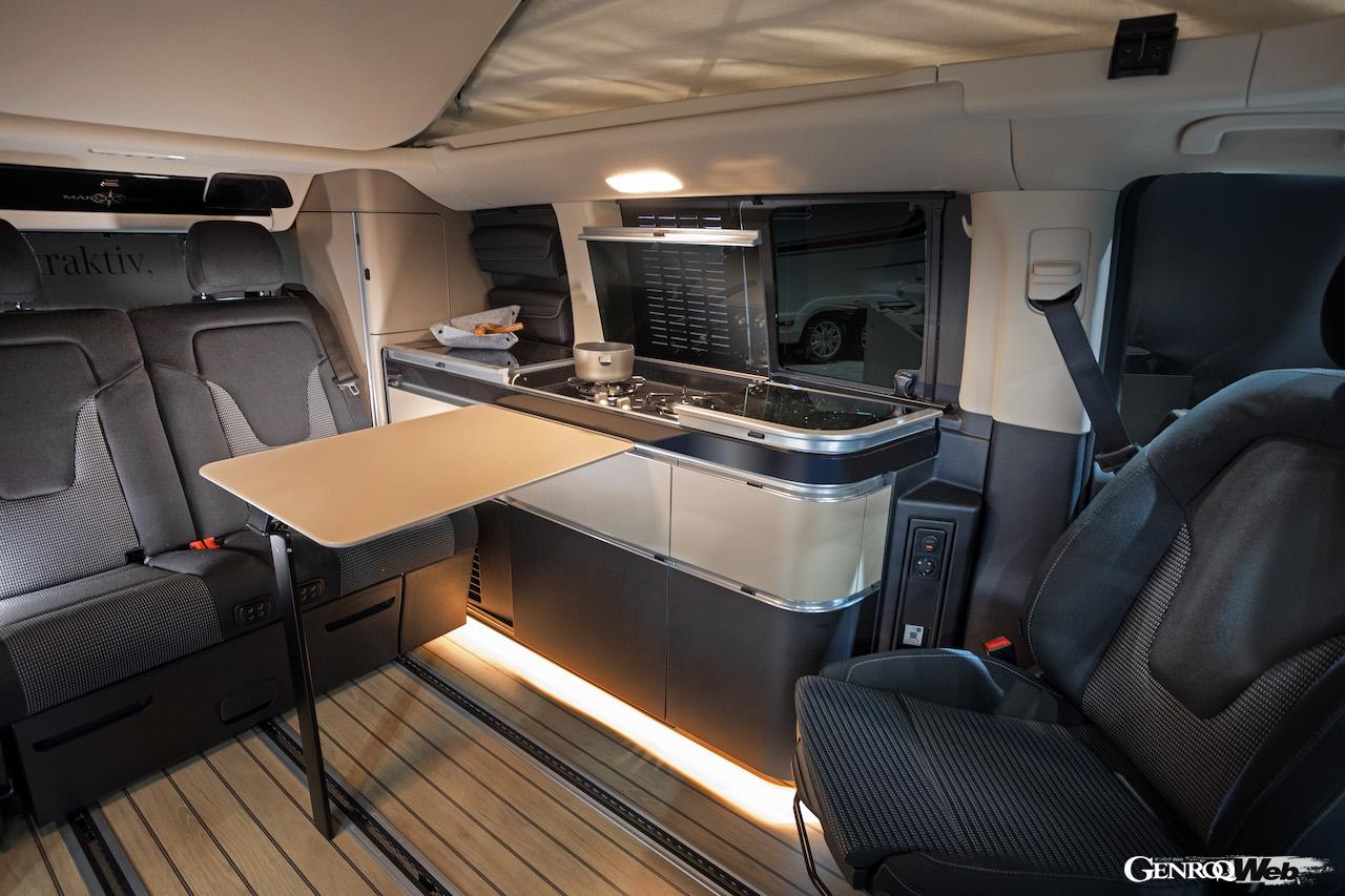 様々な機能を備え、メルセデス・ベンツが開発したキャンパー専用車「Vクラス マルコポーロ」。