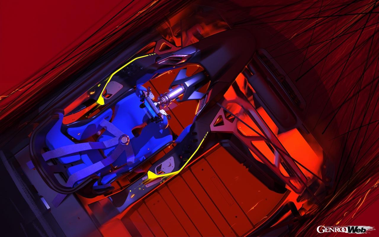 MC20をベースに開発された、サーキット専用スーパースポーツ「マセラティ MCエクストレーマ」のコクピット。