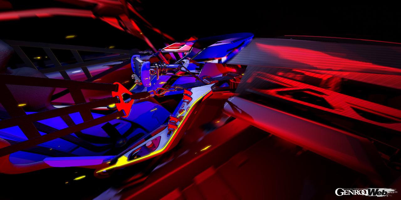 MC20をベースに開発された、サーキット専用スーパースポーツ「マセラティ MCエクストレーマ」のコクピット。