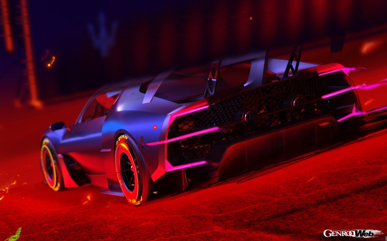 MC20をベースに開発された、サーキット専用スーパースポーツ「マセラティ MCエクストレーマ」のエクステリア。