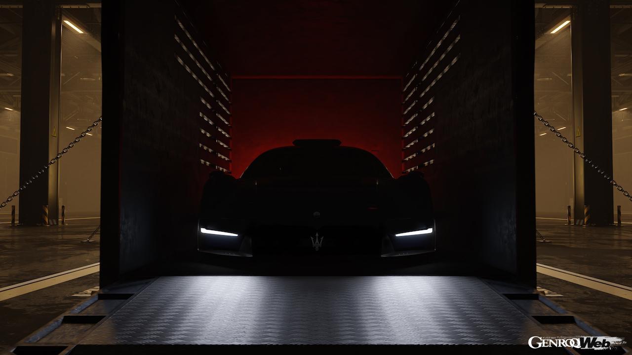 MC20をベースに開発された、サーキット専用スーパースポーツ「マセラティ MCエクストレーマ」のエクステリア。