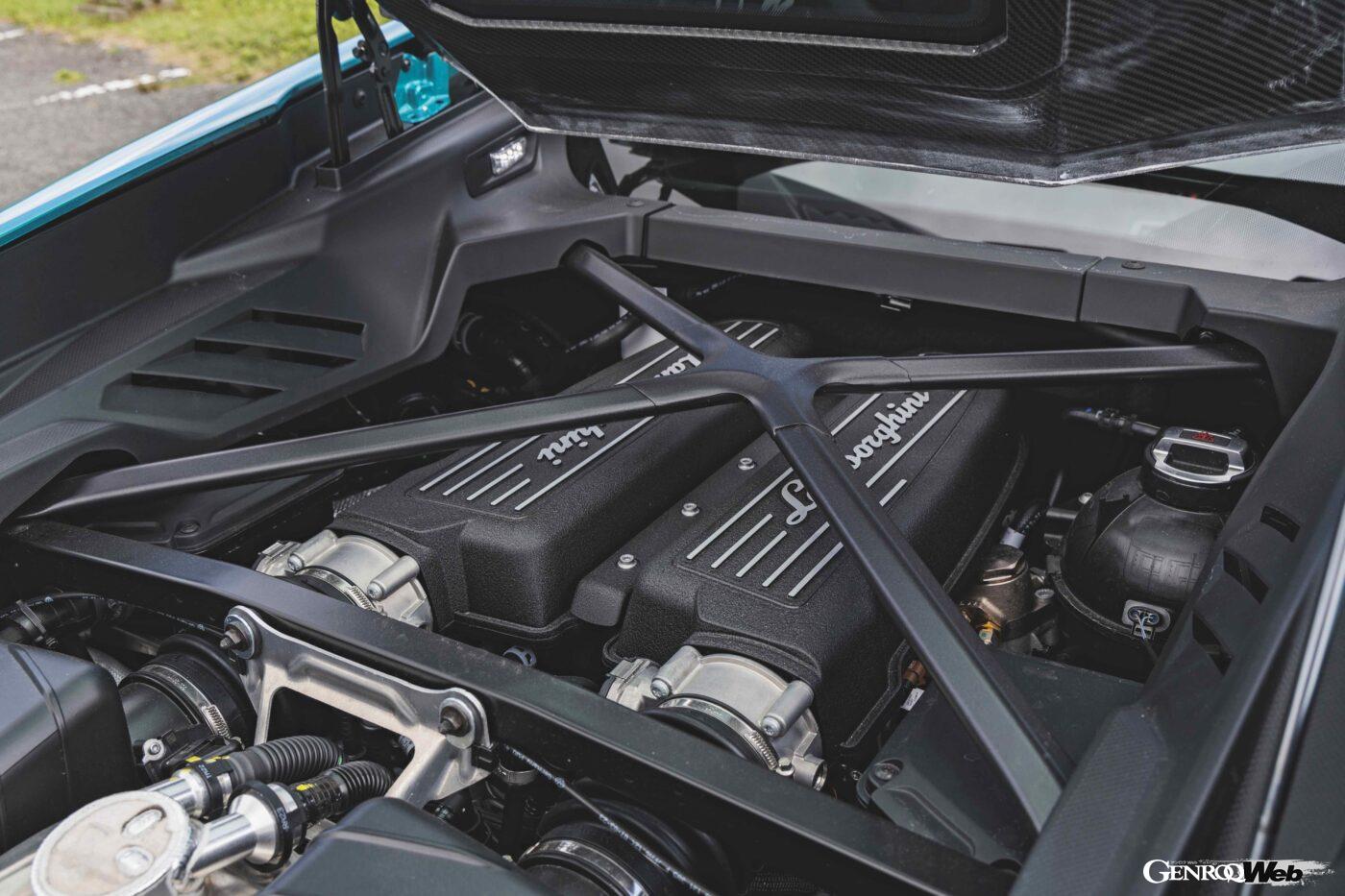 ウラカン・テクニカに搭載されるV10エンジン