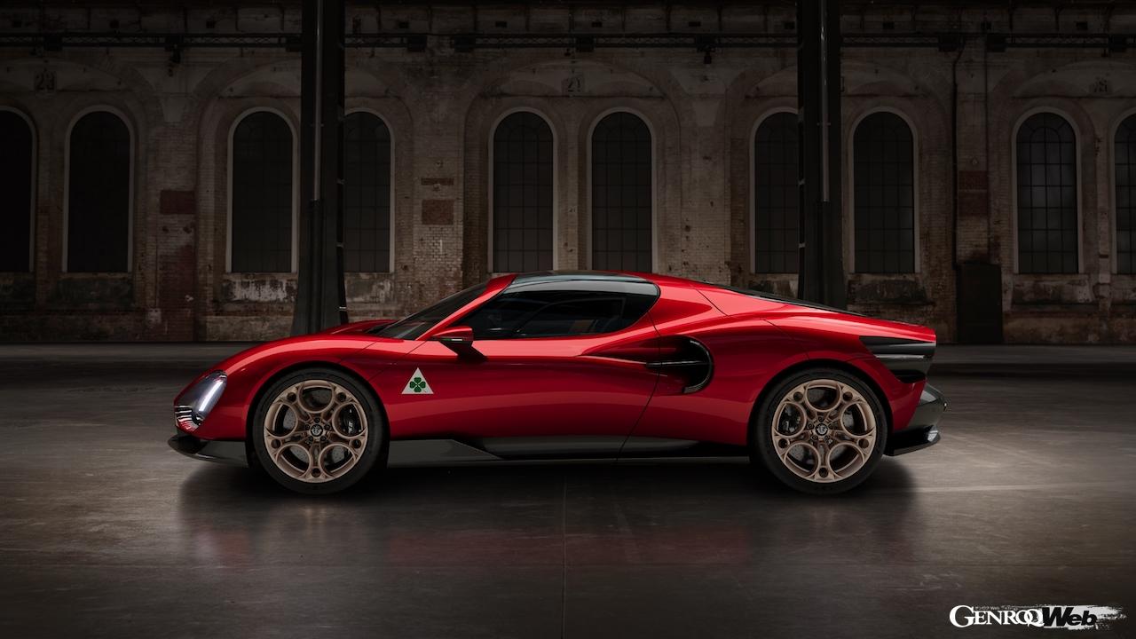 33台限定のスペシャルモデル「アルファロメオ 33 33 ストラダーレ」のエクステリア。