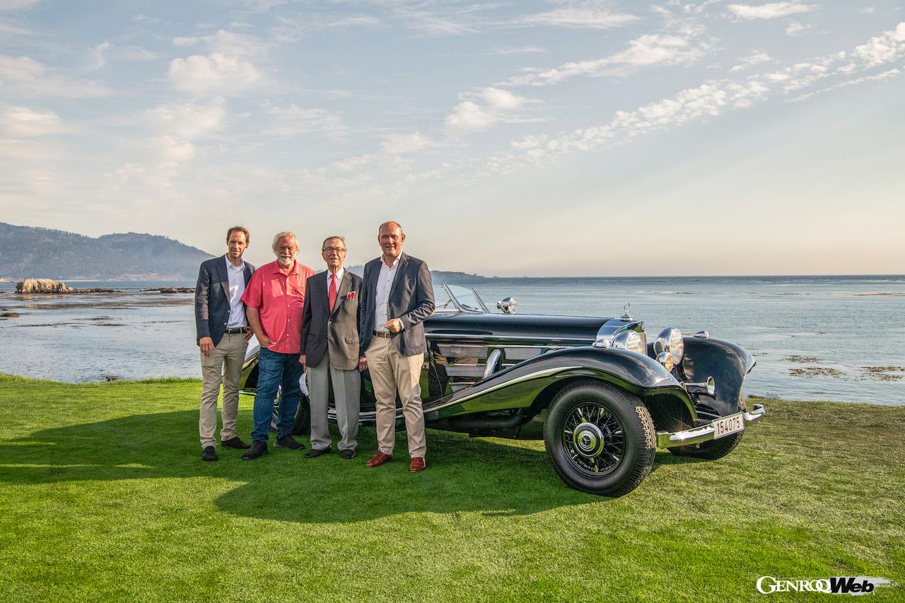 アフガニスタン国王によってオーダーされた貴重な「メルセデス・ベンツ 540 K スペシャル ロードスター」が、2023年のペブルビーチ・コンクール・デレガンスにぴて、ベスト・オブ・ショーを獲得した。