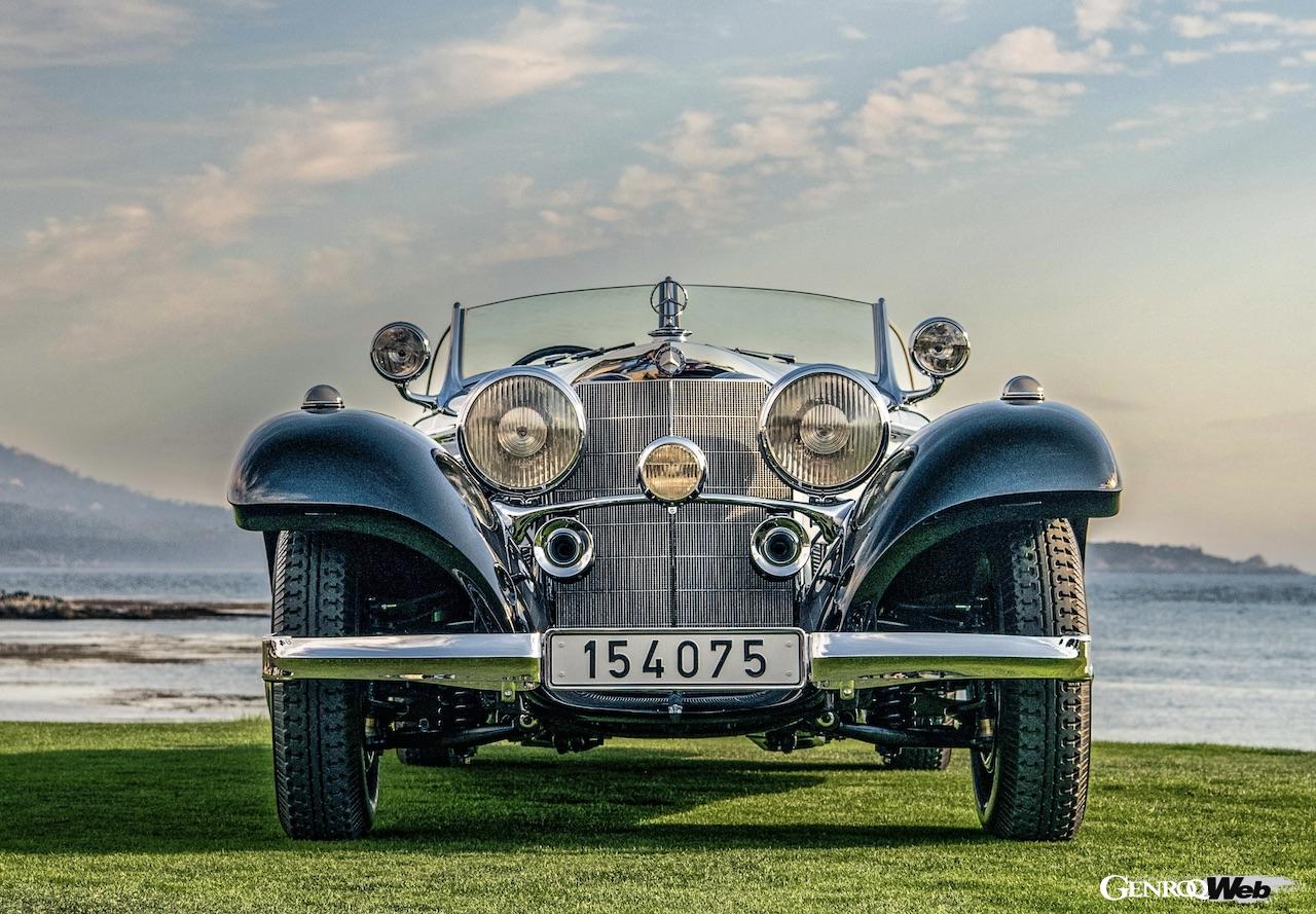 アフガニスタン国王によってオーダーされた貴重な「メルセデス・ベンツ 540 K スペシャル ロードスター」が、2023年のペブルビーチ・コンクール・デレガンスにぴて、ベスト・オブ・ショーを獲得した。