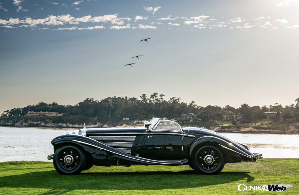 アフガニスタン国王によってオーダーされた貴重な「メルセデス・ベンツ 540 K スペシャル ロードスター」が、2023年のペブルビーチ・コンクール・デレガンスにぴて、ベスト・オブ・ショーを獲得した。