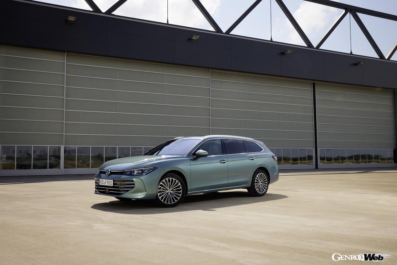 8代目へと進化を果たした「フォルクスワーゲン パサート ヴァリアント」のエクステリア。