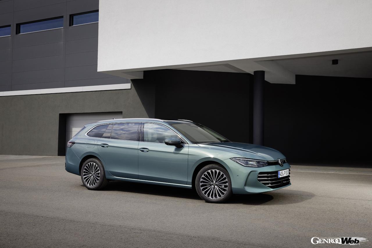 8代目へと進化を果たした「フォルクスワーゲン パサート ヴァリアント」のエクステリア。