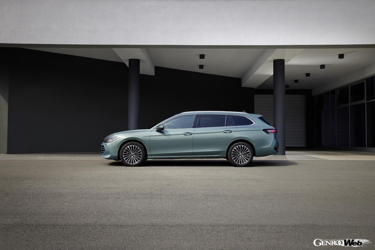 8代目へと進化を果たした「フォルクスワーゲン パサート ヴァリアント」のエクステリア。