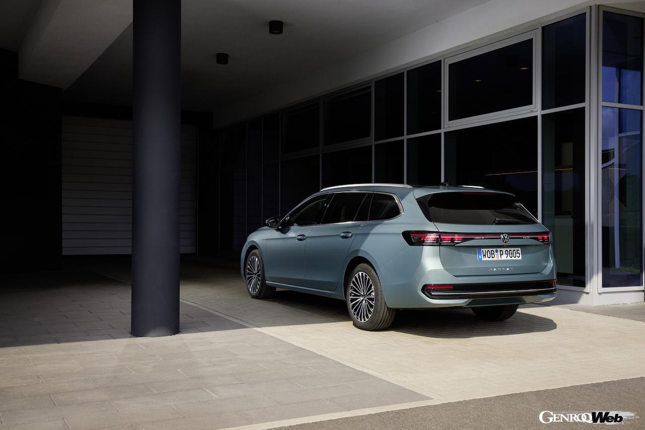 8代目へと進化を果たした「フォルクスワーゲン パサート ヴァリアント」のエクステリア。