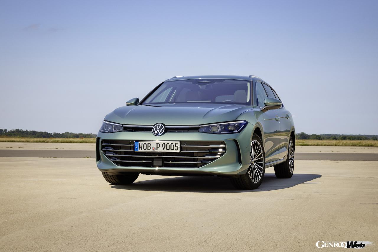 8代目へと進化を果たした「フォルクスワーゲン パサート ヴァリアント」のエクステリア。