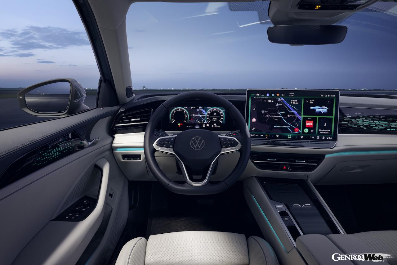 8代目へと進化を果たした「フォルクスワーゲン パサート ヴァリアント」のインテリア。