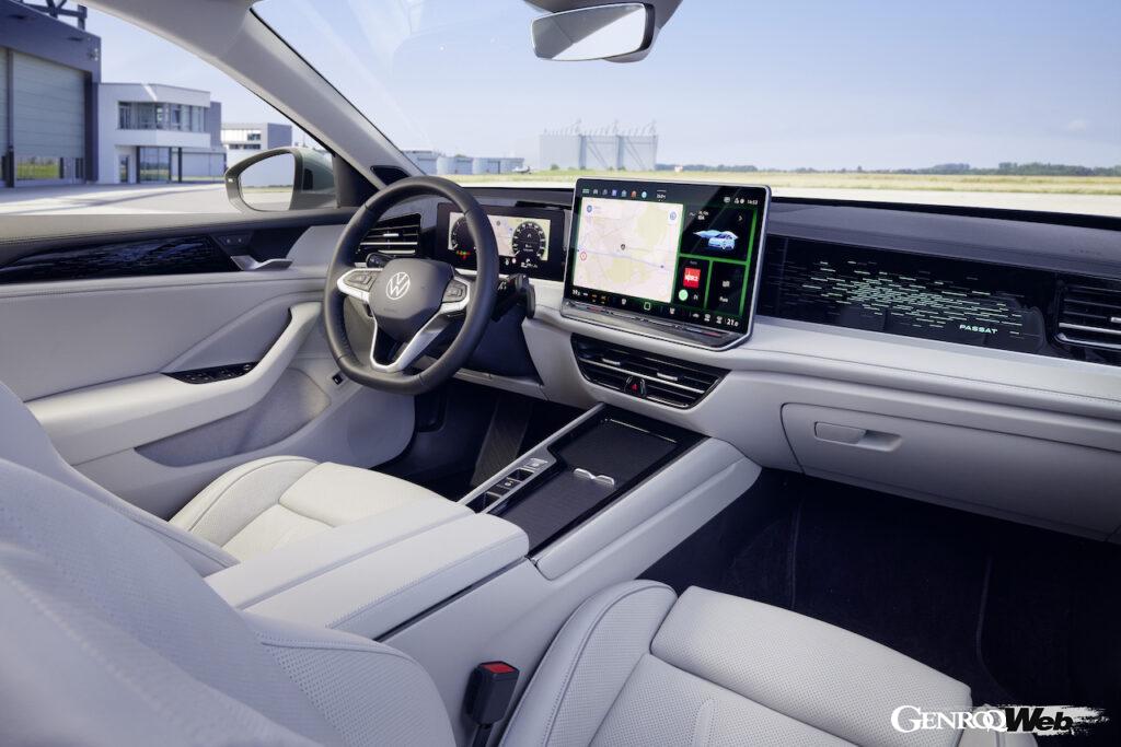 8代目へと進化を果たした「フォルクスワーゲン パサート ヴァリアント」のインテリア。