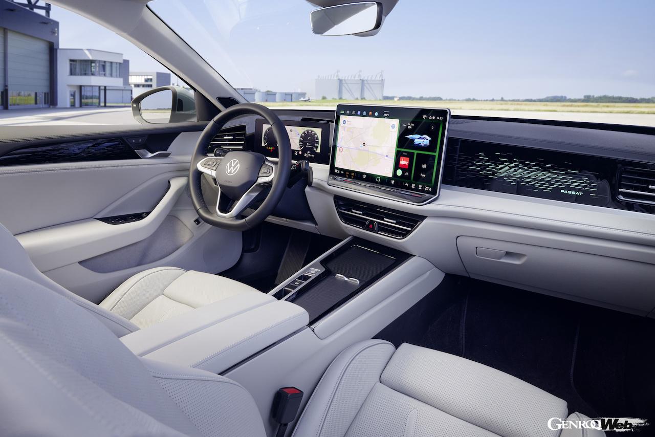 8代目へと進化を果たした「フォルクスワーゲン パサート ヴァリアント」のインテリア。