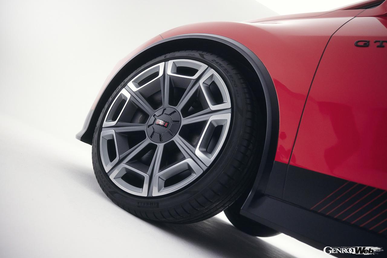 電動ホットハッチ「フォルクスワーゲン ID. GTI コンセプト」のエクステリア。