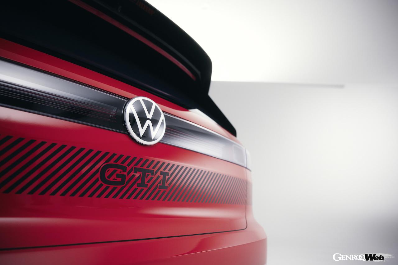 電動ホットハッチ「フォルクスワーゲン ID. GTI コンセプト」のエクステリア。