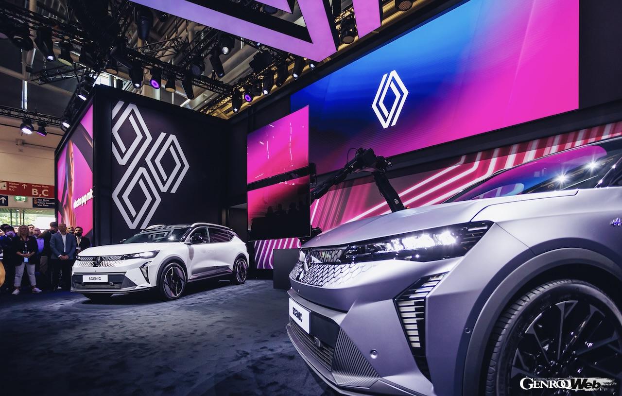 ルノーは、IAAモビリティ 2023において、フル電動クロスオーバー「ルノー セニック E-Tech エレクトリック」をワールドプレミアした。